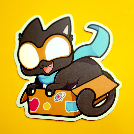 Tilly in a Box 3" Vinyl Sticker